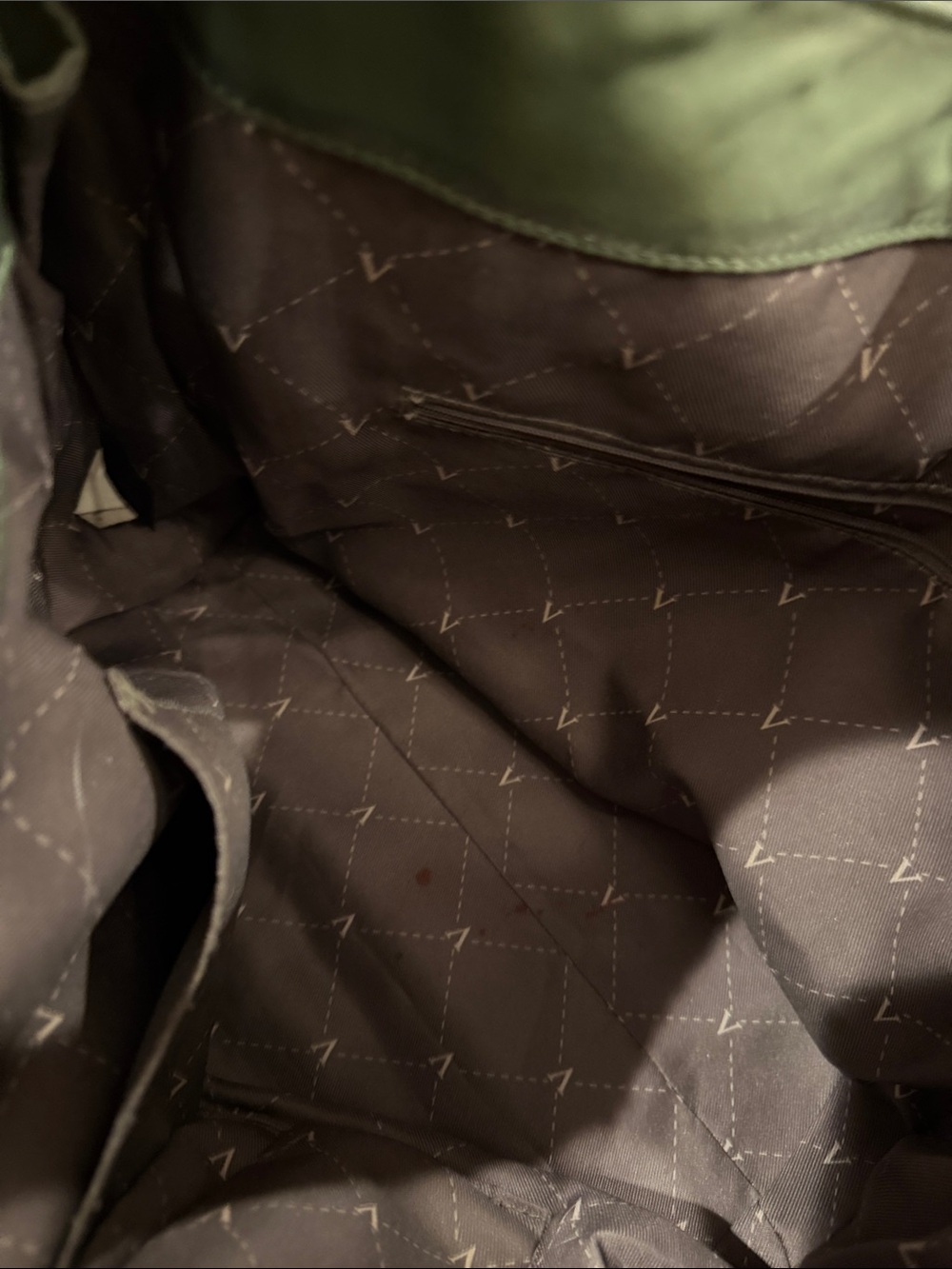 Vince Camuto Olive Green Nylon Hobo Bag - Picture 10 of 12
